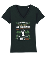 HUNTING Tricou mânecă scurtă guler V Damă Evoker
