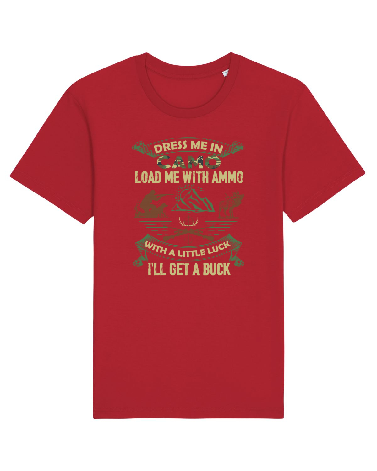 Tricou mânecă scurtă Unisex Rocker Red