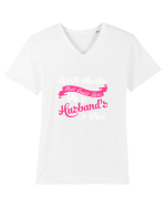 HUSBAND Tricou mânecă scurtă guler V Bărbat Presenter