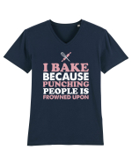 BAKE Tricou mânecă scurtă guler V Bărbat Presenter