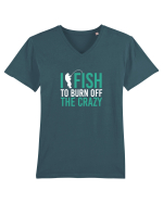 FISHING Tricou mânecă scurtă guler V Bărbat Presenter