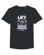 LIFT WEIGHTS Tricou mânecă scurtă guler larg Bărbat Skater