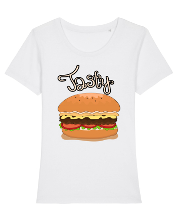 Tasty Hamburger White