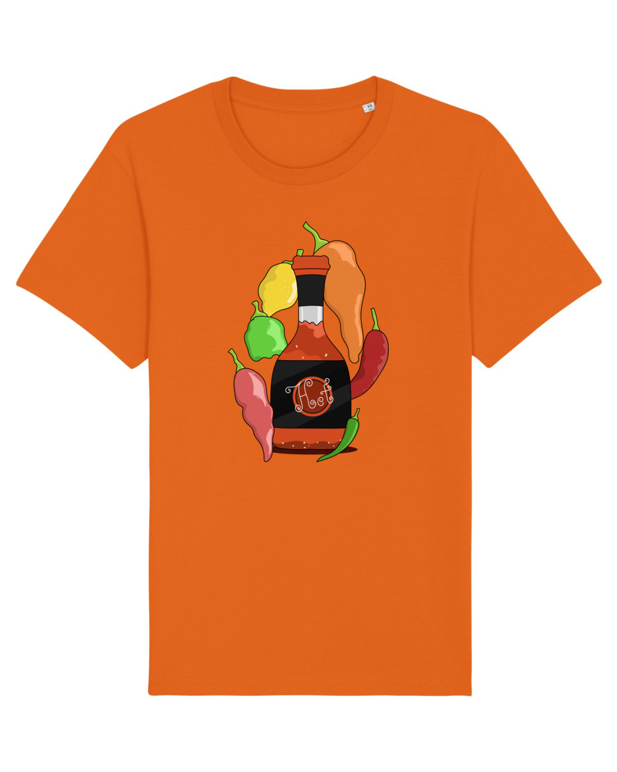 Tricou mânecă scurtă Unisex Rocker Bright Orange