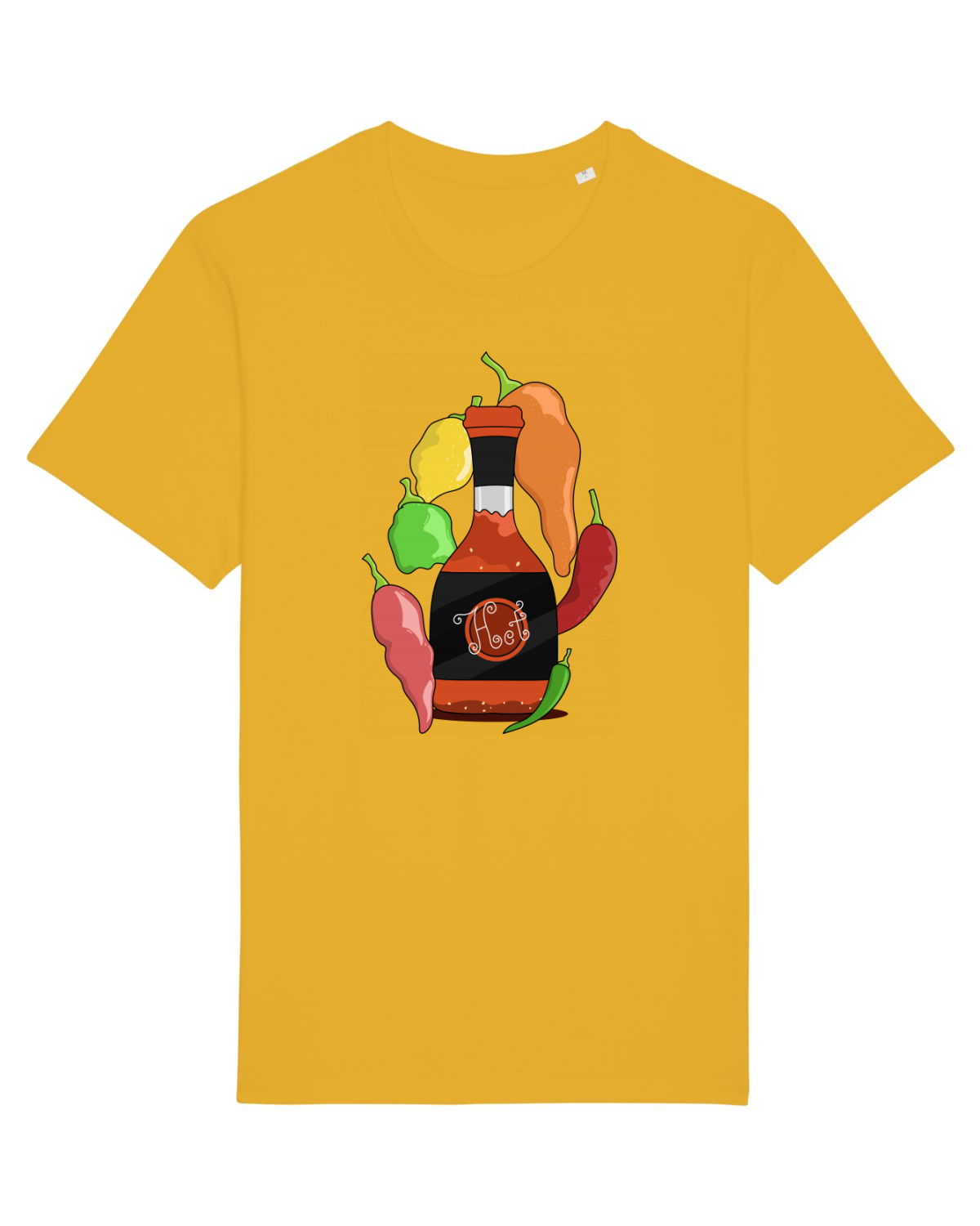 Tricou mânecă scurtă Unisex Rocker Spectra Yellow