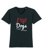 DOGS Tricou mânecă scurtă guler V Bărbat Presenter