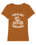 RIDE Tricou mânecă scurtă guler larg fitted Damă Expresser