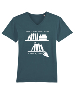 BOOKS Tricou mânecă scurtă guler V Bărbat Presenter