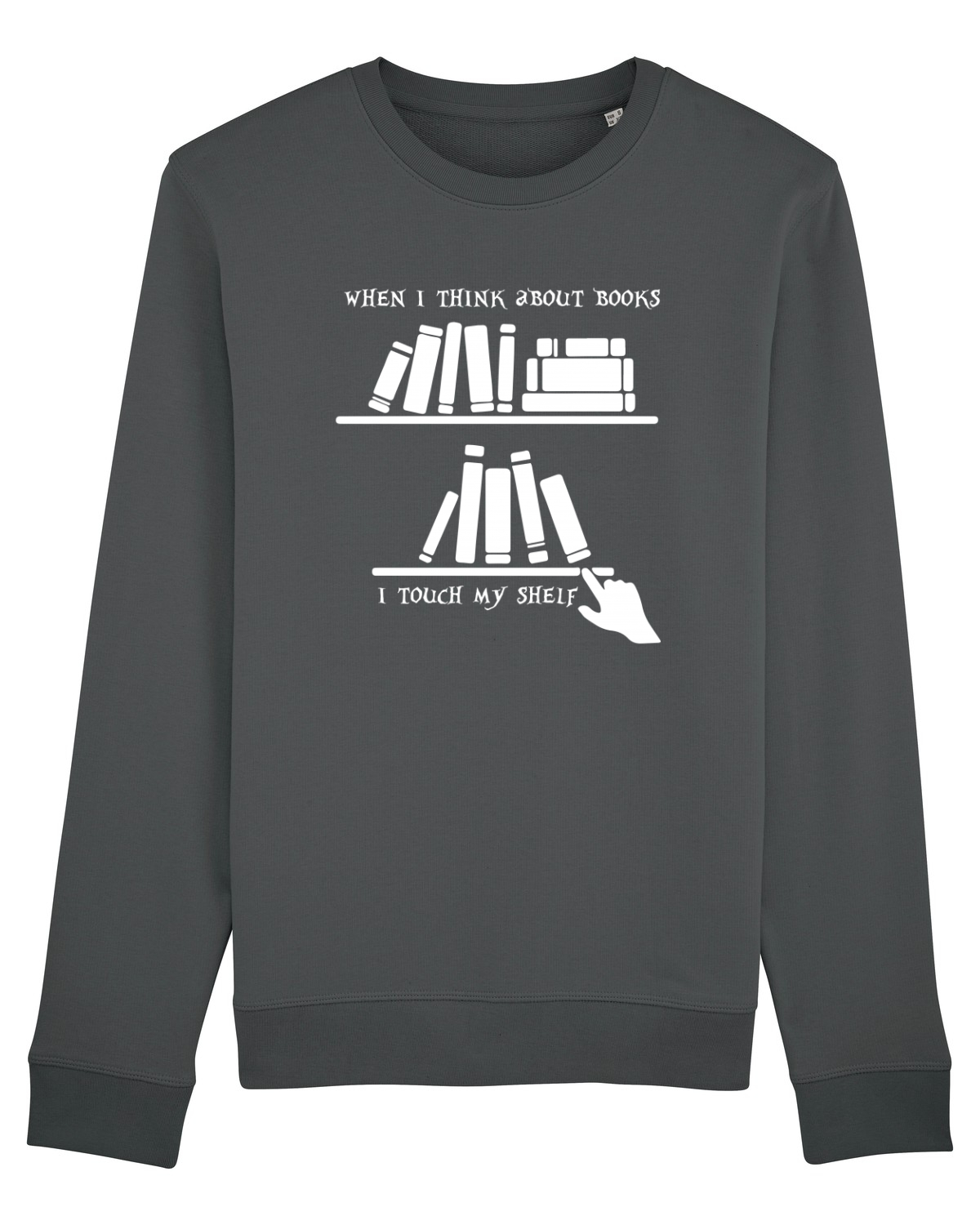 Bluză mânecă lungă Unisex Rise Anthracite