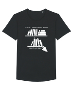 BOOKS Tricou mânecă scurtă guler larg Bărbat Skater