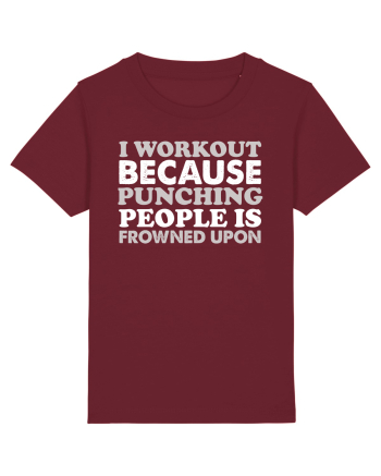 WORKING OUT Burgundy
