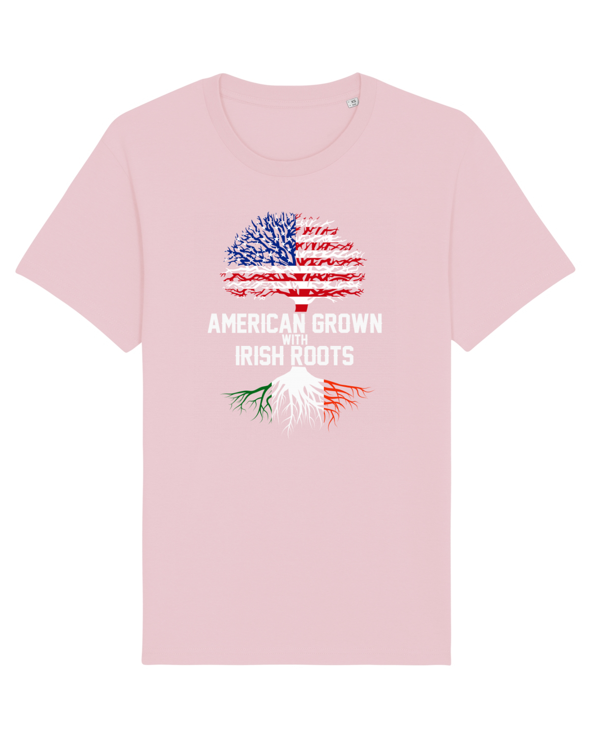 Tricou mânecă scurtă Unisex Rocker Cotton Pink
