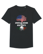 AMERICAN IRISH Tricou mânecă scurtă guler larg Bărbat Skater