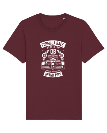 Formula Racing White Burgundy