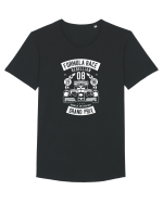 Formula Racing White Tricou mânecă scurtă guler larg Bărbat Skater