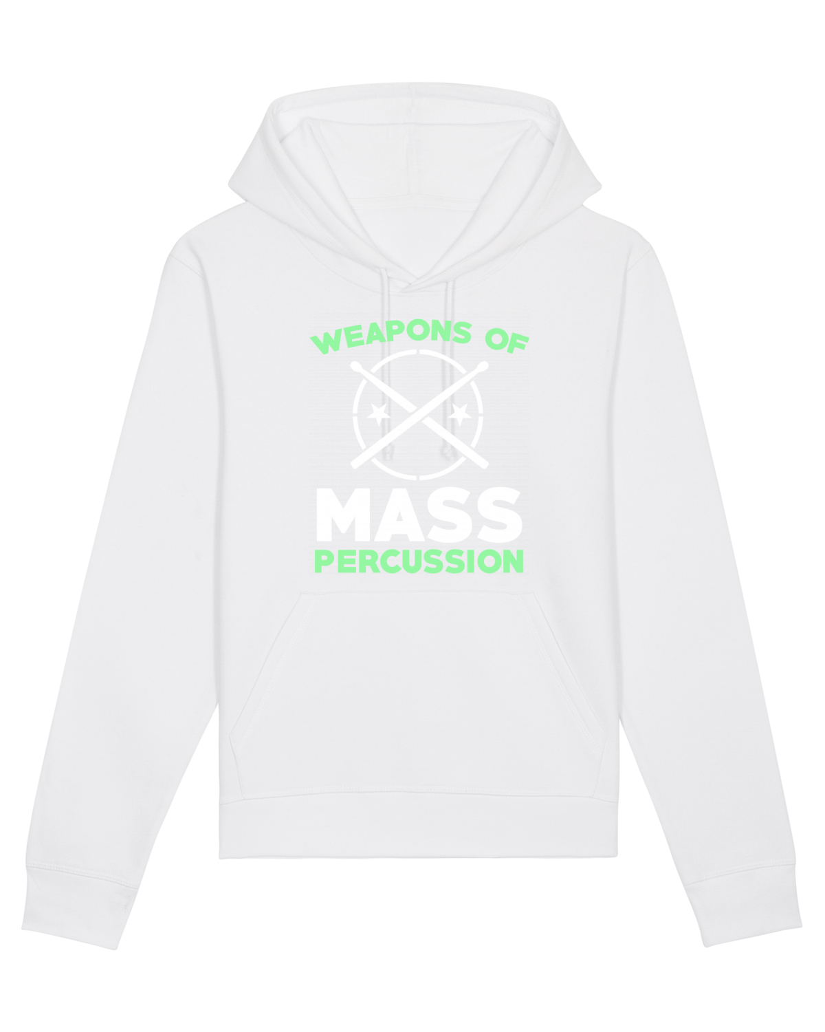 Hanorac Unisex Drummer White