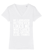 LABRADOR Tricou mânecă scurtă guler V Damă Evoker