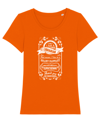 LIBRARIAN Bright Orange