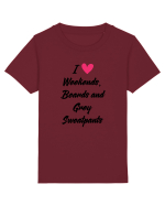 LOVE WEEKENDS Tricou mânecă scurtă  Copii Mini Creator