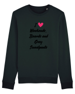 LOVE WEEKENDS Bluză mânecă lungă Unisex Rise