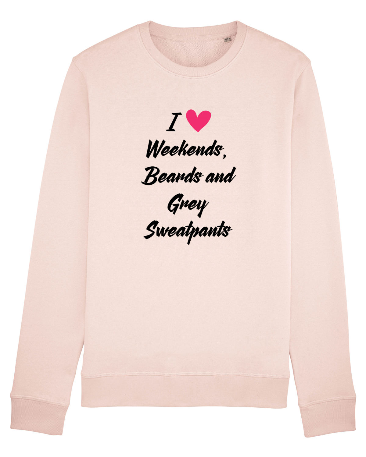 Bluză mânecă lungă Unisex Rise Candy Pink