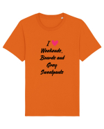 LOVE WEEKENDS Tricou mânecă scurtă Unisex Rocker