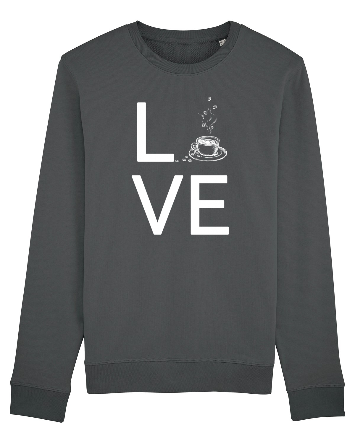 Bluză mânecă lungă Unisex Rise Anthracite