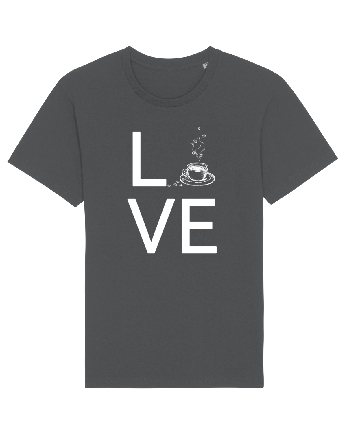 Tricou mânecă scurtă Unisex Rocker Anthracite