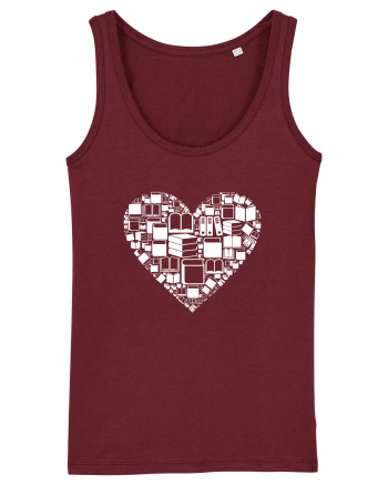 LOVE BOOKS Burgundy