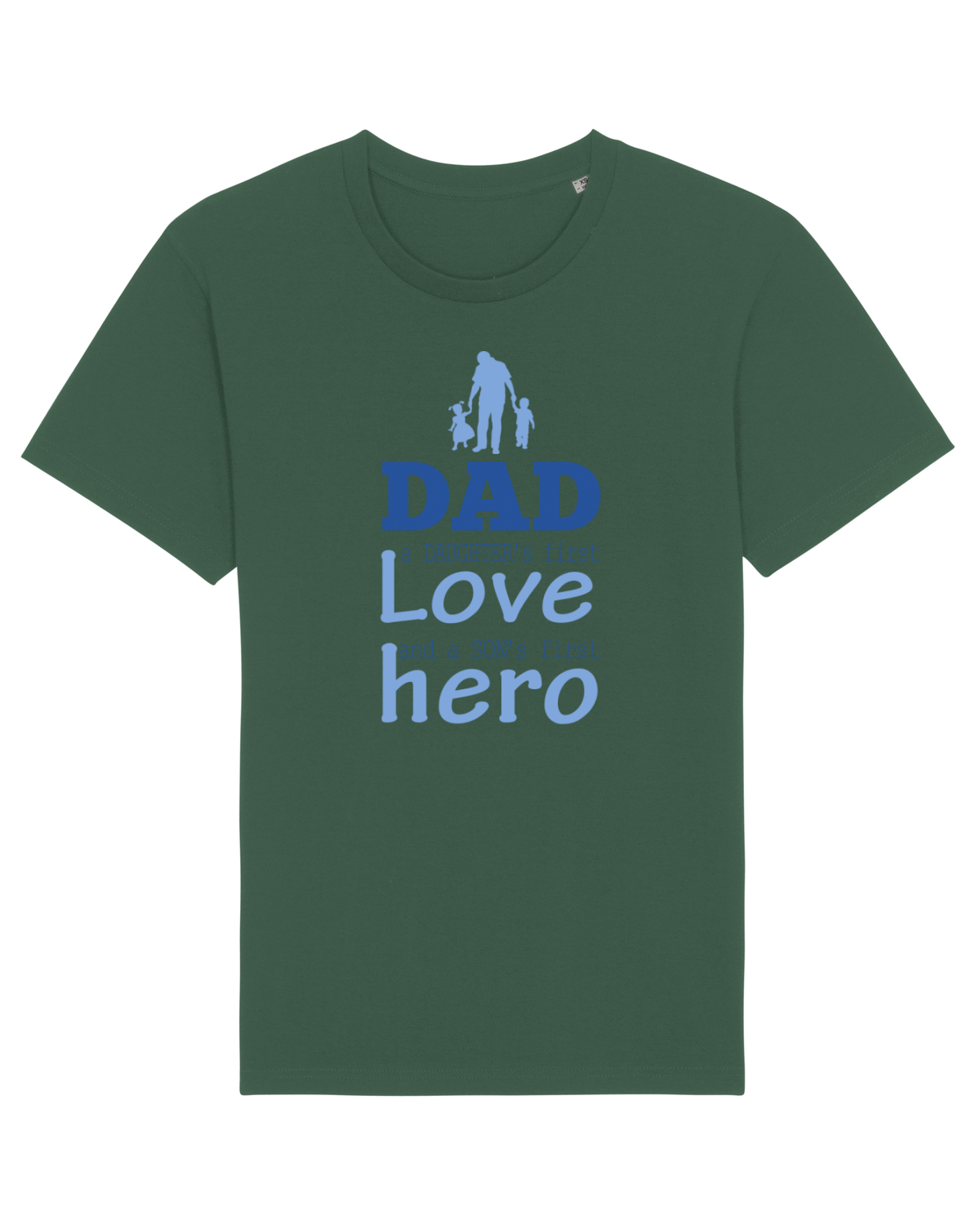 Tricou mânecă scurtă Unisex Rocker Bottle Green
