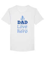 DAD Tricou mânecă scurtă guler larg Bărbat Skater