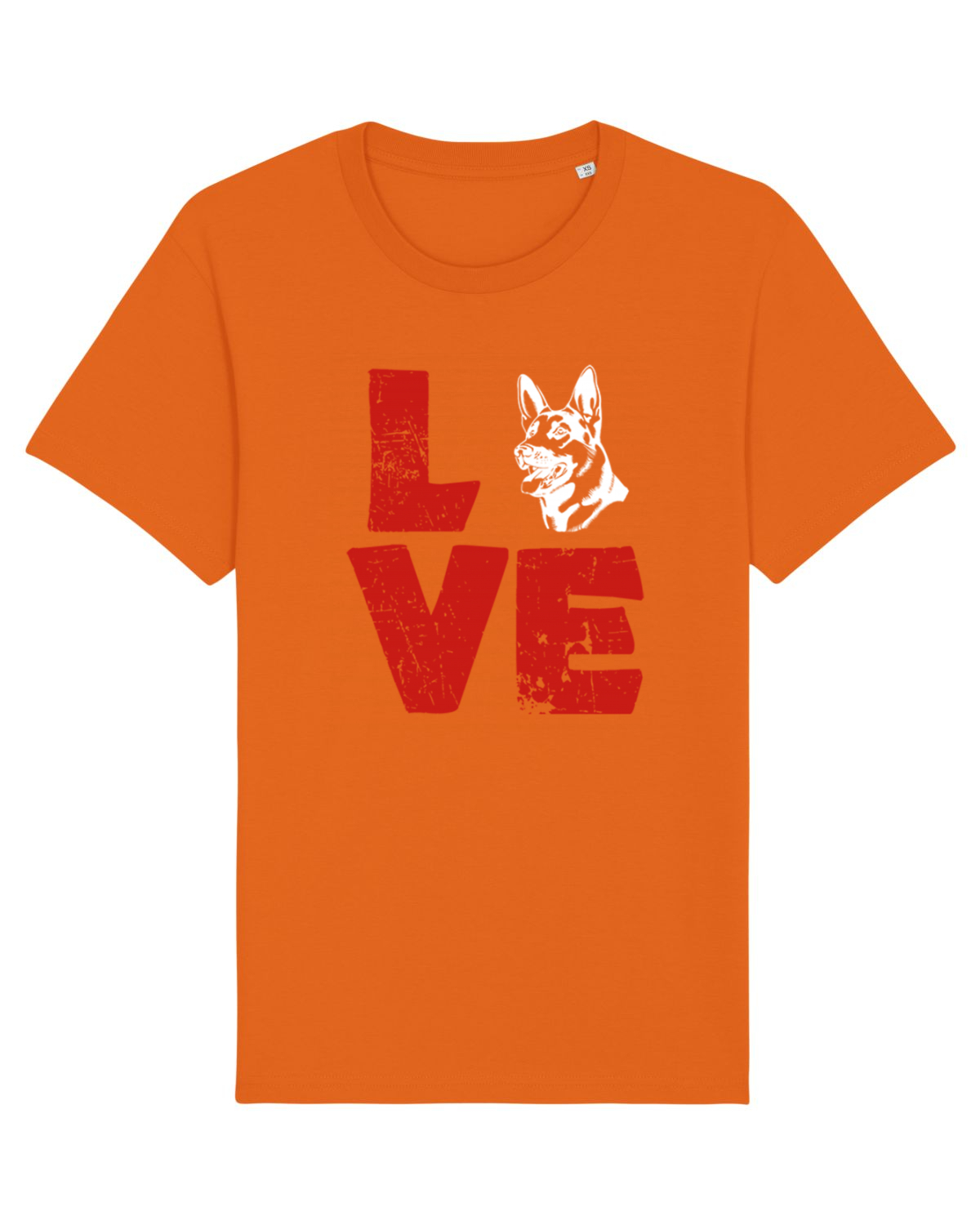 Tricou mânecă scurtă Unisex Rocker Bright Orange