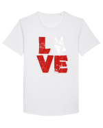 DOG Tricou mânecă scurtă guler larg Bărbat Skater
