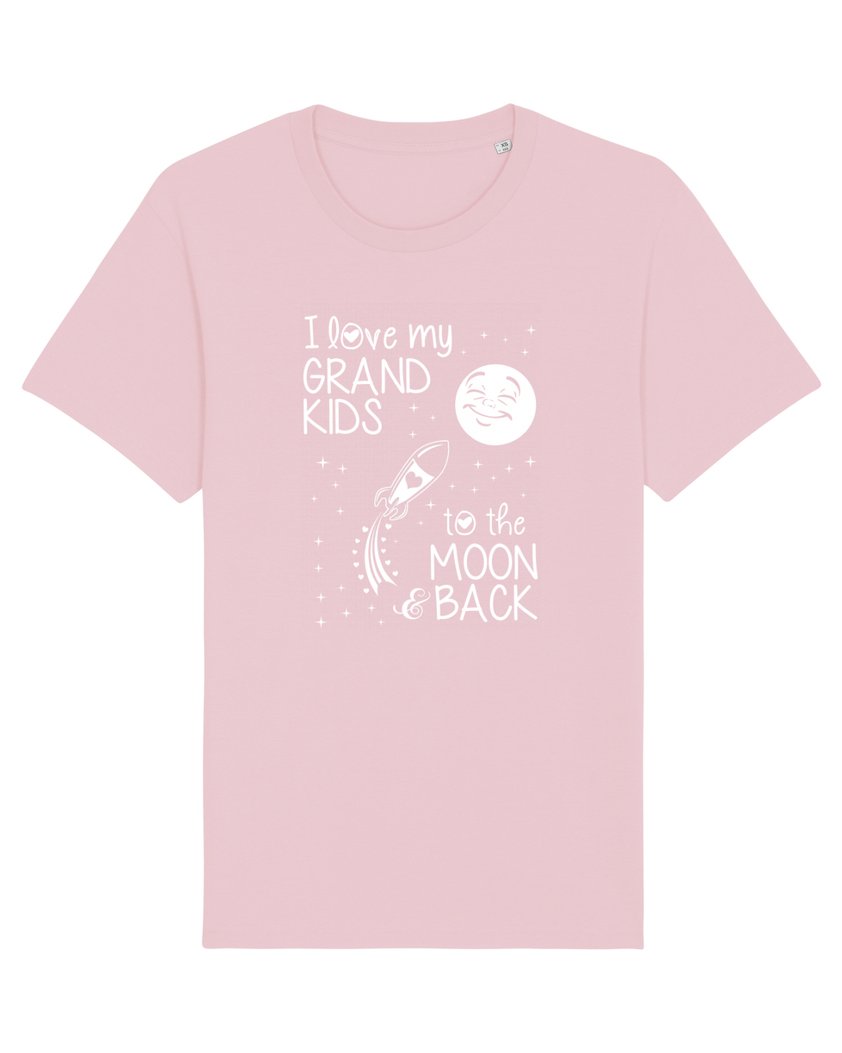 Tricou mânecă scurtă Unisex Rocker Cotton Pink