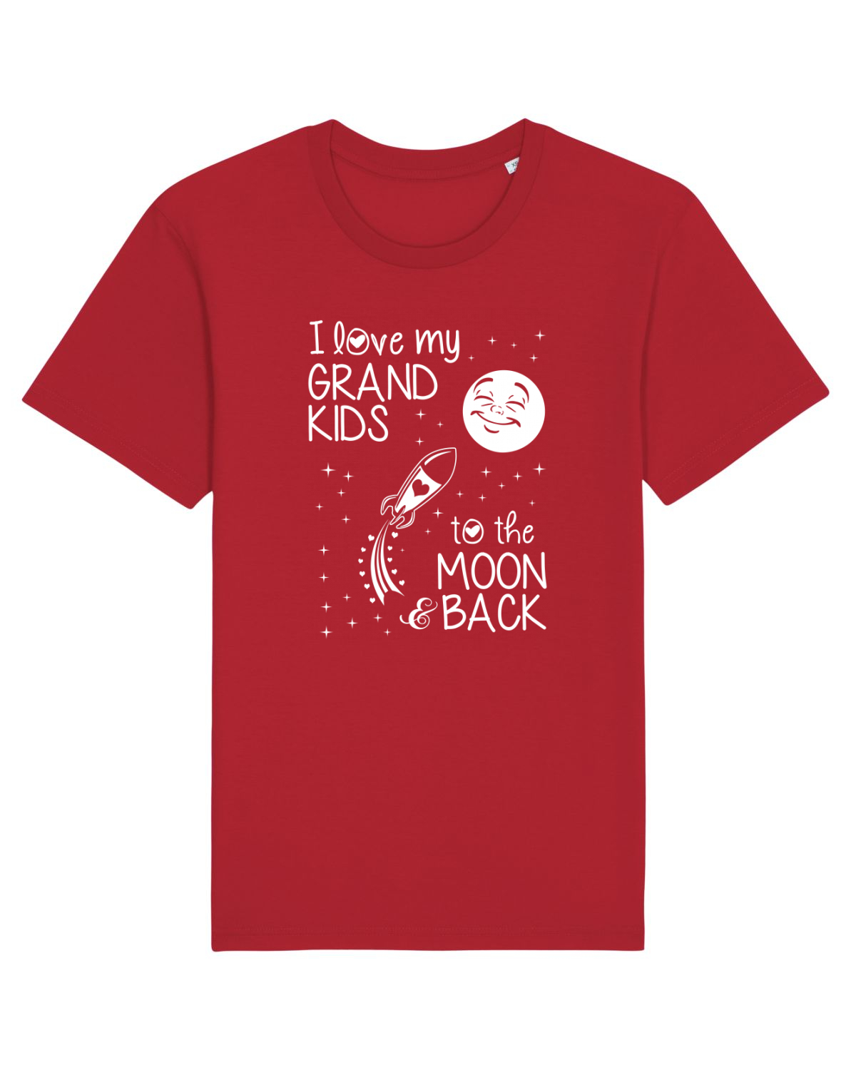Tricou mânecă scurtă Unisex Rocker Red