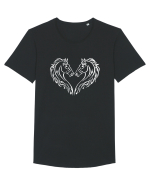 HORSE Tricou mânecă scurtă guler larg Bărbat Skater