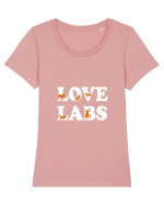 LABRADOR Tricou mânecă scurtă guler larg fitted Damă Expresser