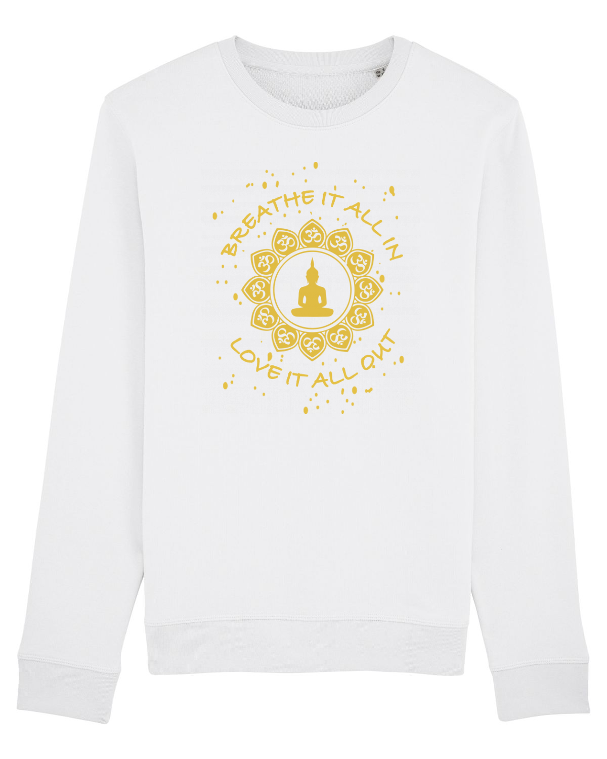 Bluză mânecă lungă Unisex Rise White