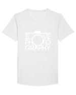 PHOTOGRAPHER Tricou mânecă scurtă guler larg Bărbat Skater