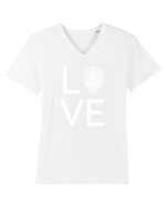 LOVE  Tricou mânecă scurtă guler V Bărbat Presenter