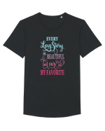 LOVE Tricou mânecă scurtă guler larg Bărbat Skater