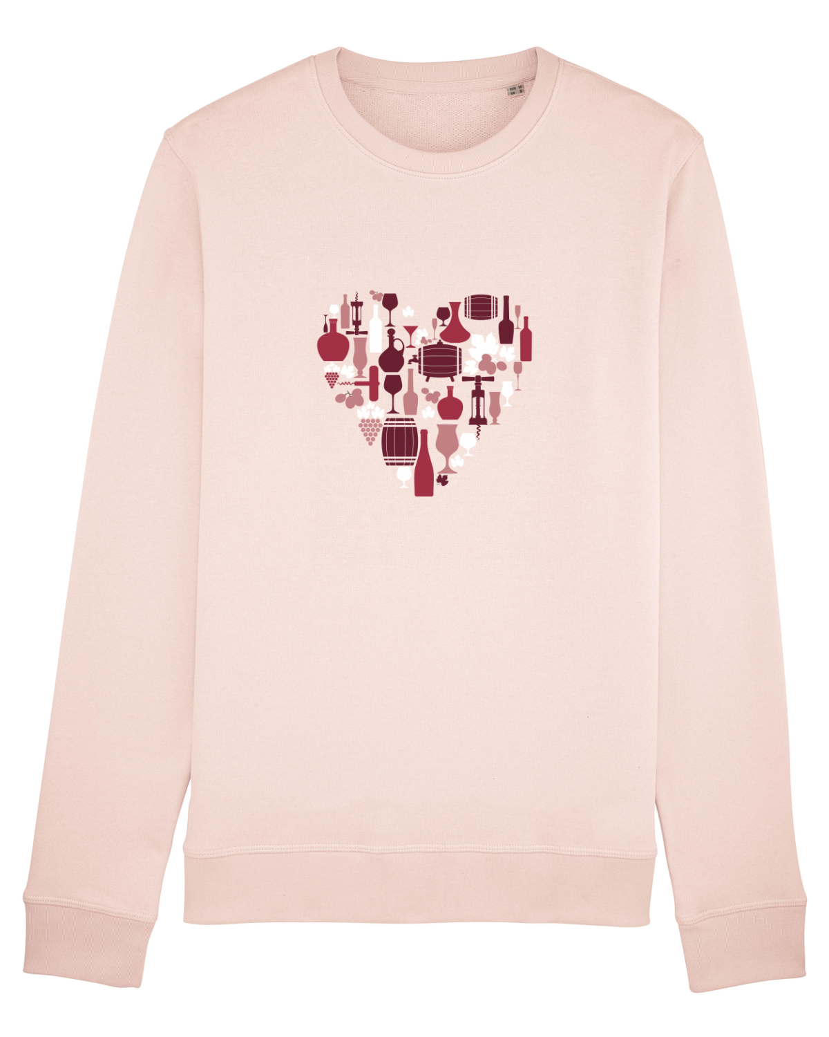Bluză mânecă lungă Unisex Rise Candy Pink