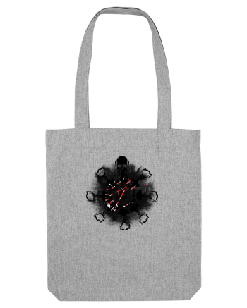 Motorcycle mandala Heather Grey