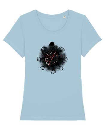 Motorcycle mandala Sky Blue