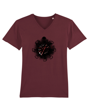 Motorcycle mandala Burgundy