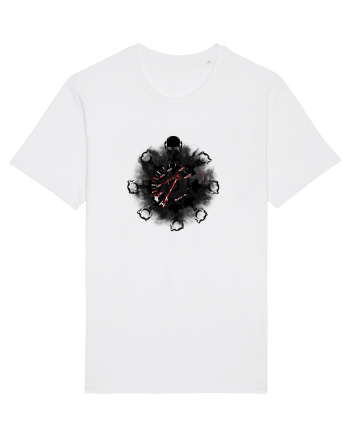 Motorcycle mandala White