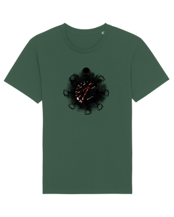 Motorcycle mandala Bottle Green