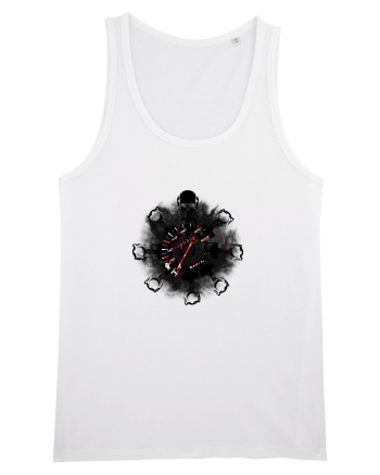 Motorcycle mandala White