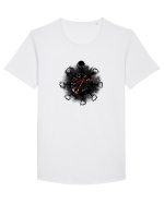 Motorcycle mandala Tricou mânecă scurtă guler larg Bărbat Skater