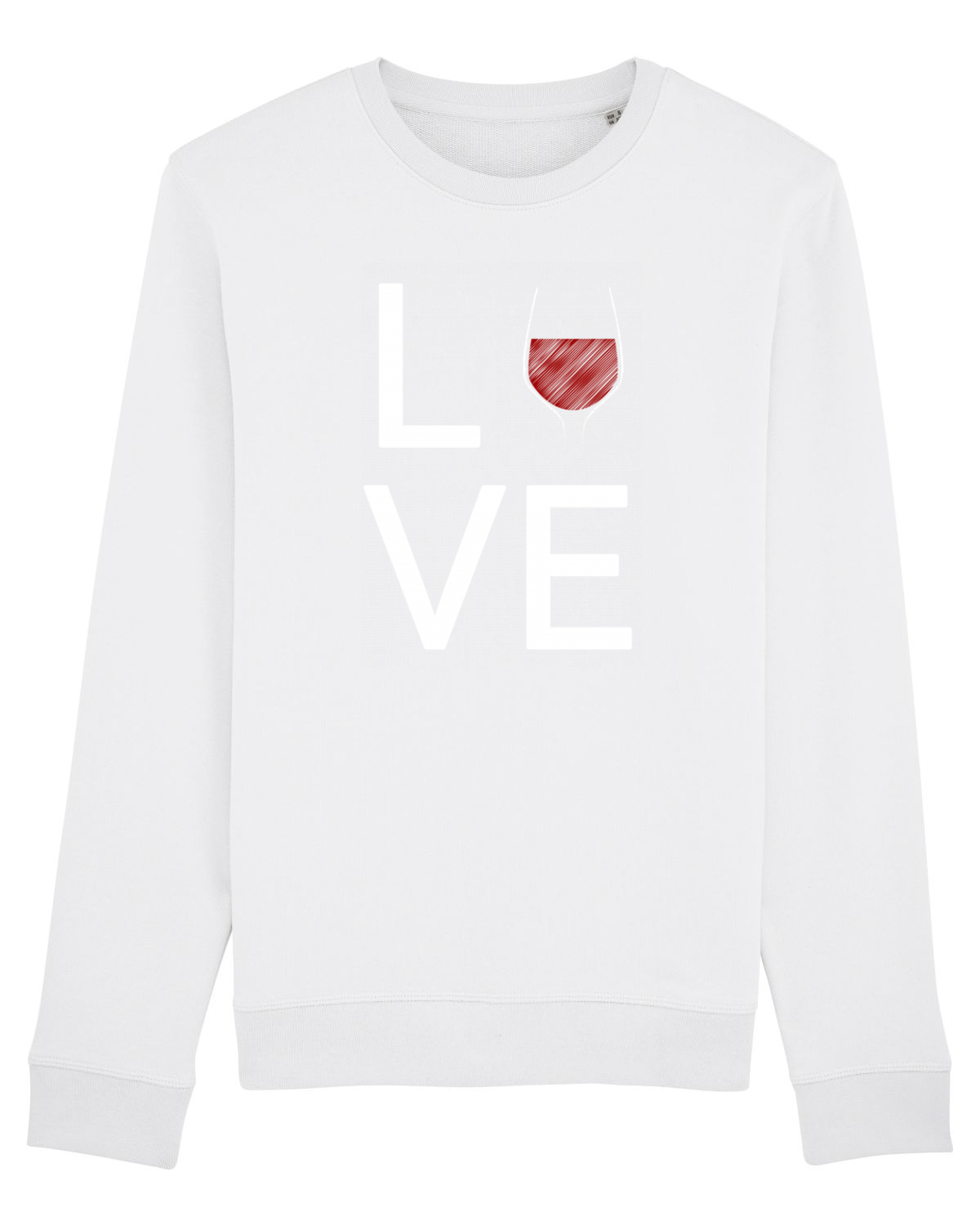 Bluză mânecă lungă Unisex Rise White